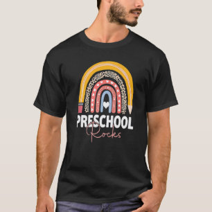 Back To School Preschool Rocks First Day Teachers T-Shirt