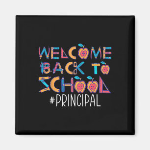 Back To School Principal Magnet