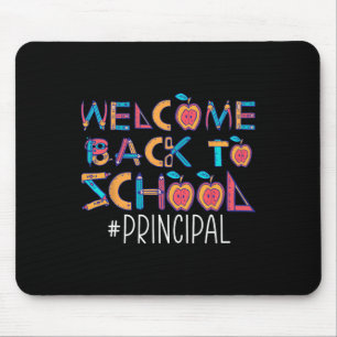 Back To School Principal Mouse Pad