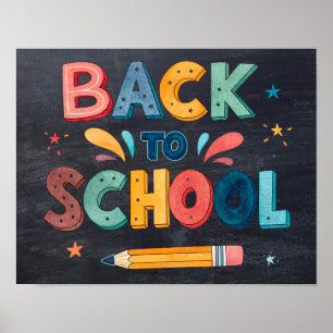 Back to School Printable Poster Sign