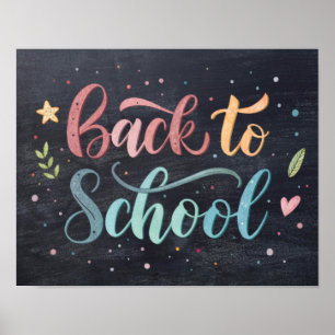 Back to School Printable Poster Sign