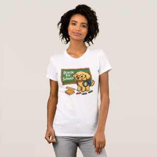 Back to School Pup – Cute Golden Retriever T-Shirt