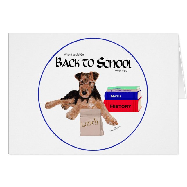 Back to School Puppy (Front Horizontal)