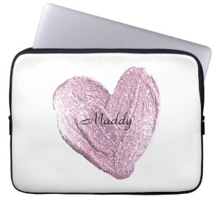 BACK TO SCHOOL PURPLE HEART BACK TO SCHOOL LAPTOP SLEEVE