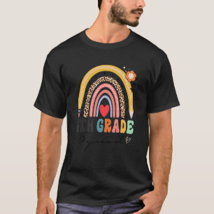 Back To School Rainbow 4th Fourth Grade Squad Teac T-Shirt
