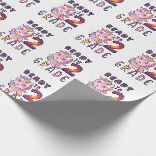 Back To School, Ready To 2Th Grade Wrapping Paper