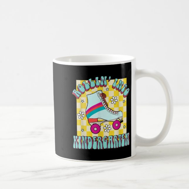 Back To School Rolling Into The Kindergarten Groov Coffee Mug (Right)
