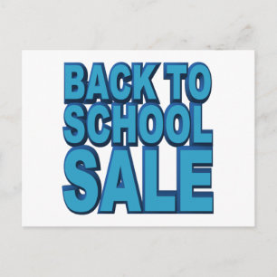 Back to School Sale Postcard