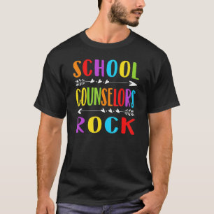 Back To School School Counsellor Rocks Teacher Stu T-Shirt