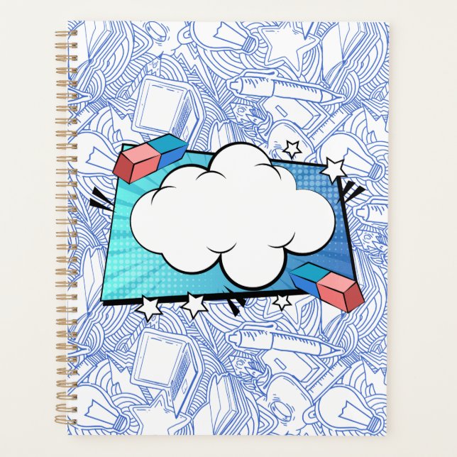 Back to school. School Stickers Planner (Front)