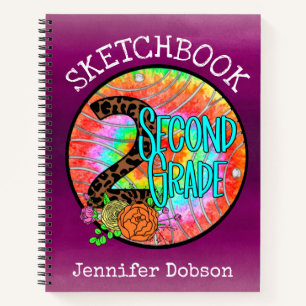 Back to school second grade notebook