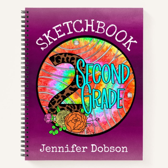 Back to school second grade notebook (Front)