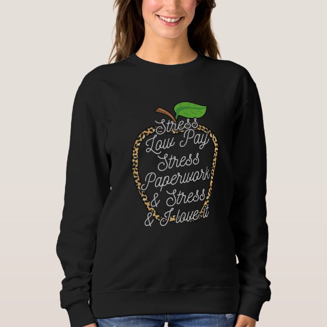 Back to school secretary Quote for a Secretary of  Sweatshirt (Front)