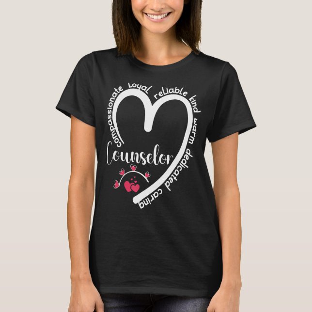 Back to School Shcool Counsellor School Guidance T-Shirt (Front)