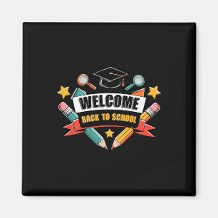 Back To School Shirt Cute 2025 Apple Student Penci Magnet