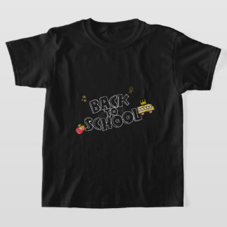 Back to School Shirt Funny School Bus with Crown