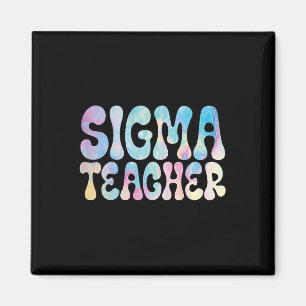 Back-to-school Sigma Teacher Meme Lovers Humour Wo Magnet