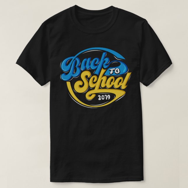 Back To School Slogan  T-Shirt (Design Front)