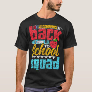 Back to school squad kids teacher pupil back to T-Shirt