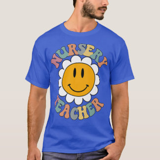 Back to School Squad, Retro 80s Nursery Teacher Su T-Shirt