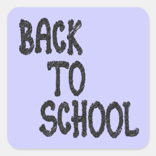 Back to school - sticker
