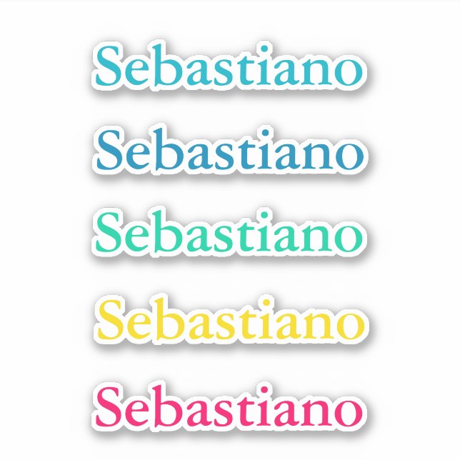Back to school sticker colourful label (Front)