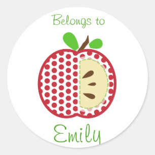 Back to School Stickers (Belongs to)