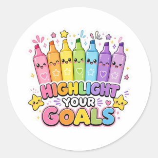 Back to School Stickers | Highlight Your Goals