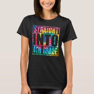Back To School Straight Into 4th Grade Fourth Grad T-Shirt