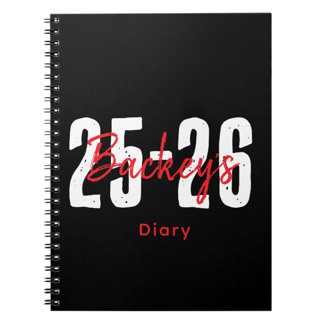 Back to School Student Diary Notebook (Front)