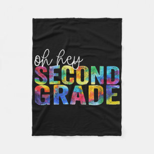 Back To School Students Teacher Oh Hey 2nd First G Fleece Blanket