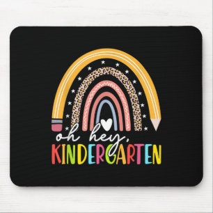 Back To School Students Teacher Rainbow Oh Hey Kin Mouse Pad