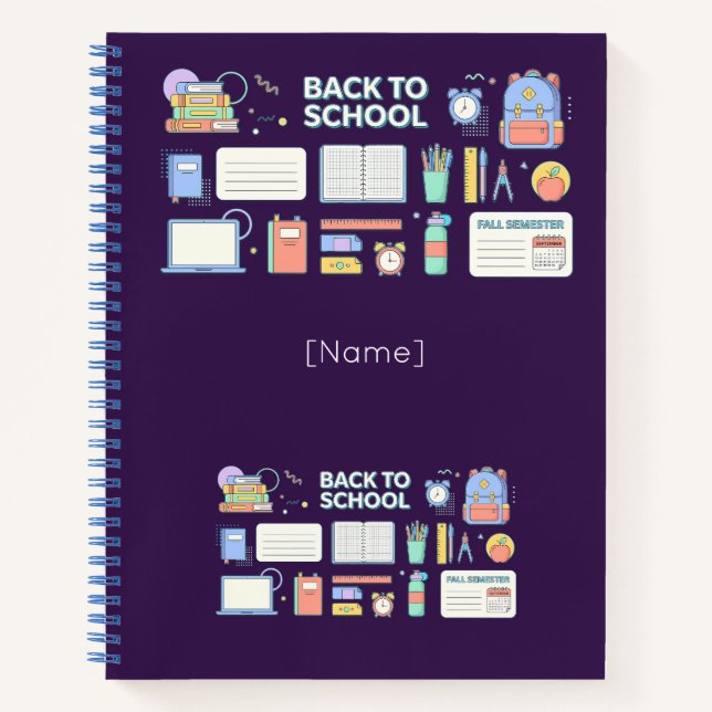 Back to School Supplies Notebook (Front)
