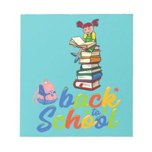 Back to School Supplies Trendy Modern Notepad