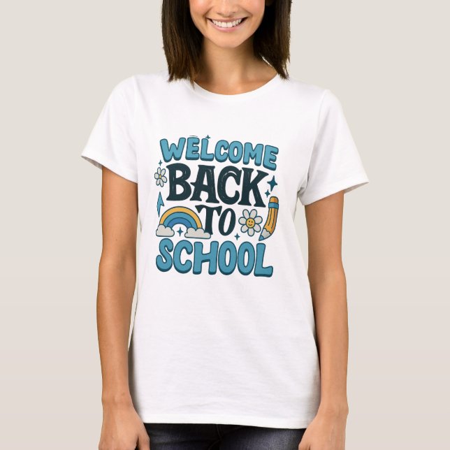 Back to School T-Shirt for Women – Cute & Stylish  (Front)