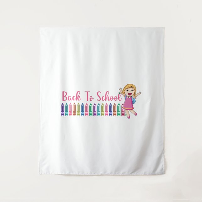 back to school tapestry (Front)