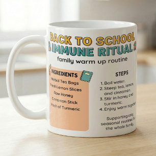 Back to School Tea Warm-Up Ritual Coffee Mug