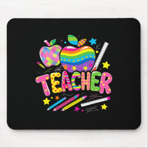Back To School Teach Love Inspire Teacher Life Ins Mouse Pad