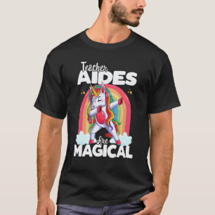 Back To School Teacher Aide Squad Unicorn Magical  T-Shirt