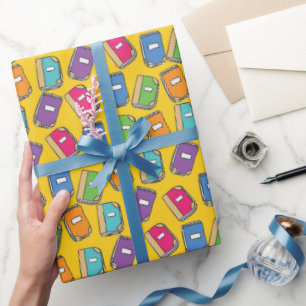 back to school teacher gift wrapping paper