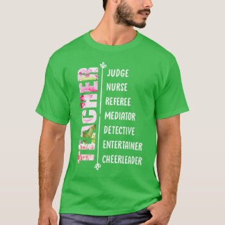 Back to school-teacher judge nurse referee mediato T-Shirt