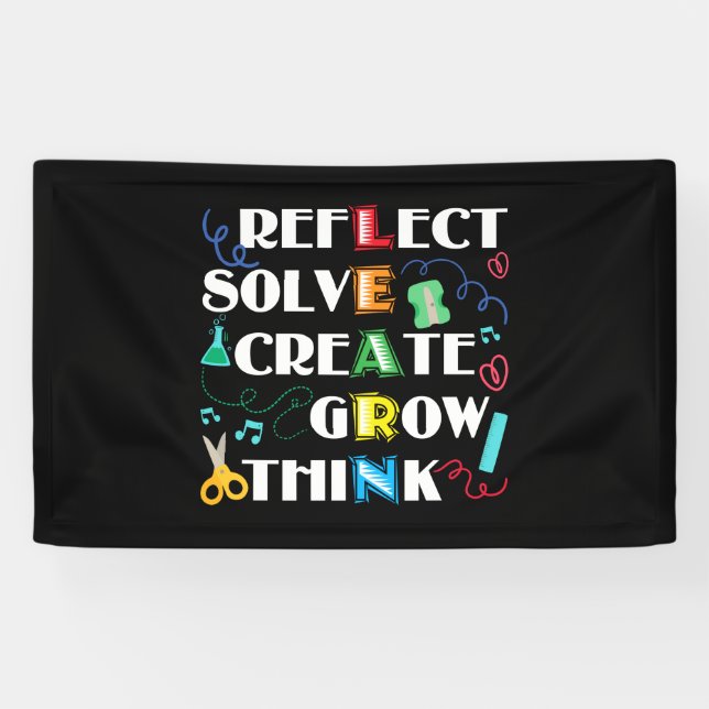 Back to School Teacher Motivation Learn Gift Banner (Horizontal)