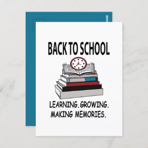 Back To School Teacher Student Back To School Postcard