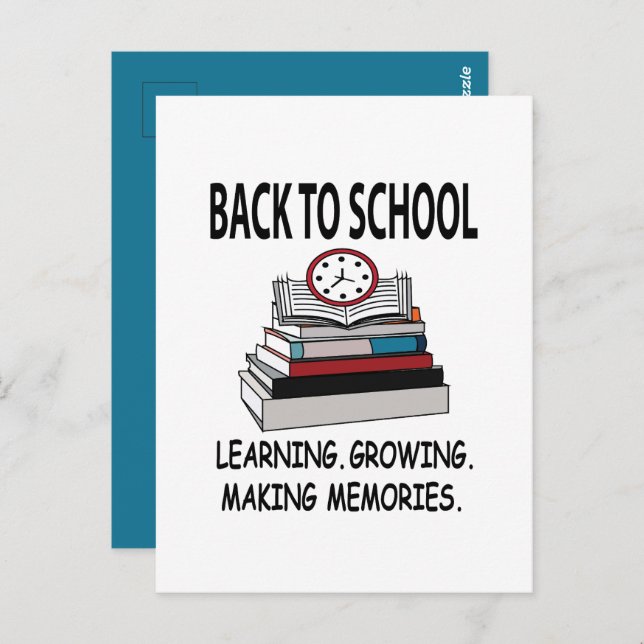 Back To School Teacher Student Back To School Postcard (Front/Back)