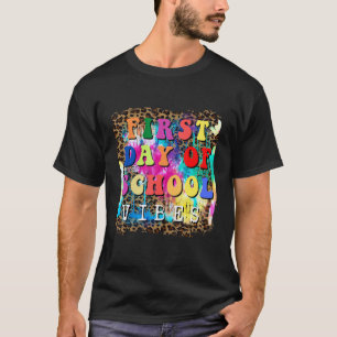 Back To School Teacher Student Happy First Day Of T-Shirt