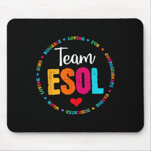 Back To School Teachers Crew Students - Team Esol Mouse Pad