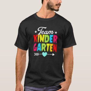 Back To School Team Kindergarten Teacher Cute Firs T-Shirt