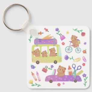 Back to School: Teddy's Ready for School Key Ring
