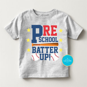 Back to School Tee   Preschool Batter Up