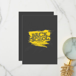 Back to School Thank You Card • Teacher & Student